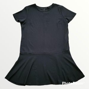 Black Ruffle Bottom Dress